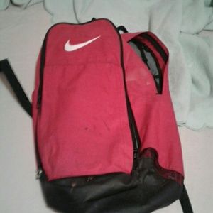 Pink Nike back pack